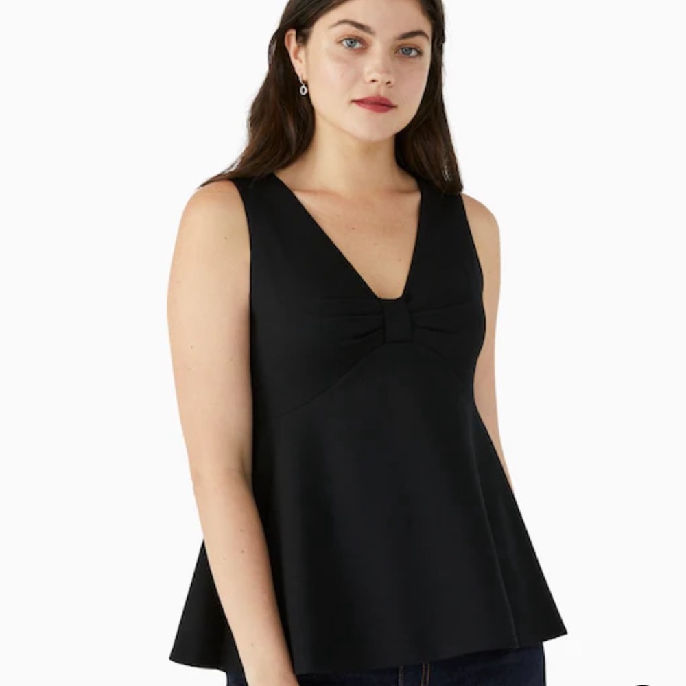 NWT Kate Spade ♠️.  Ponte Bow-knot Top